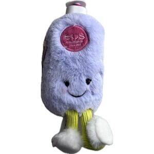 EOS Zuru Vanilla Cashmere Purple Furry Plush Lotion Bottle Target Exclusive
